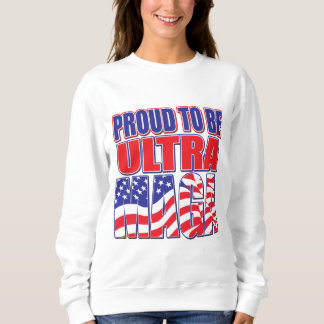 stolt över att vara en trumpunderstödjare t shirt