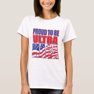 stolt över att vara en trumpunderstödjare t shirt