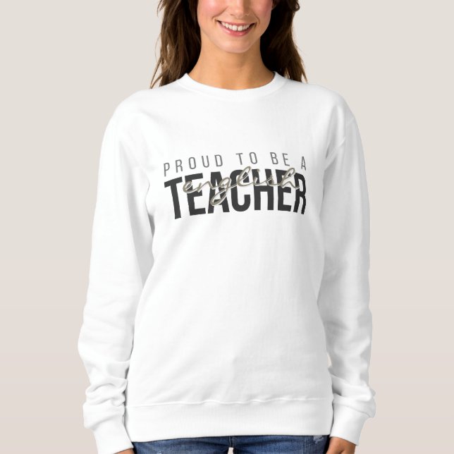 Stolt över att vara engelsklärare – professionell  t shirt (Framsida)