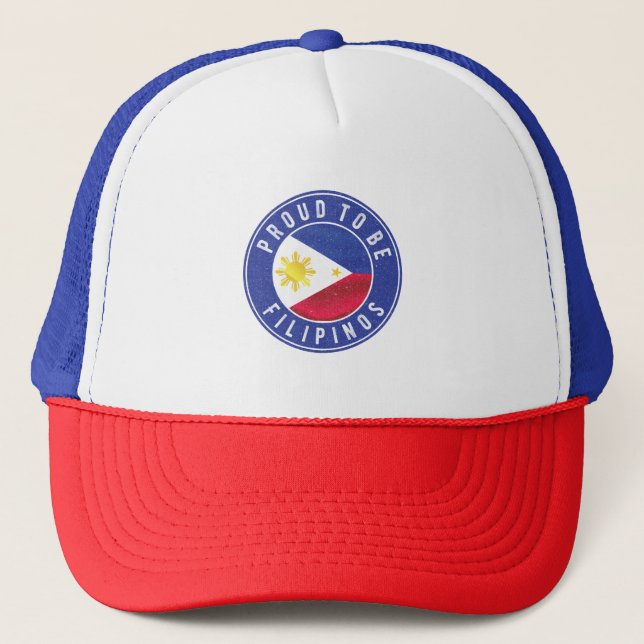 stolt över att vara filipinos pride Flagga Coffee  Keps (Framsida)