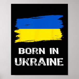 Stolt över att vara född i Ukraina i Ukraina Poster