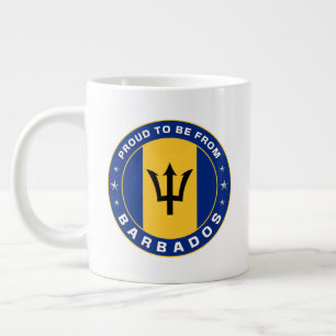stolt över att vara från Barbados Jumbo Mugg