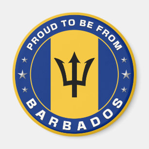 stolt över att vara från Barbados Magnet