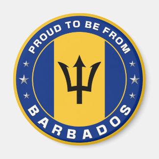stolt över att vara från Barbados Magnet