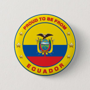 stolt över att vara från Ecuador Knapp