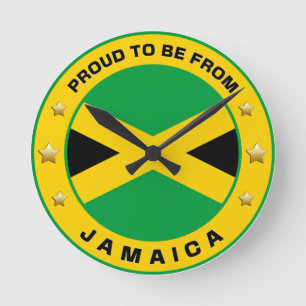 stolt över att vara från Jamaica Rund Klocka