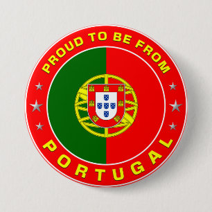 stolt över att vara från Portugal Knapp