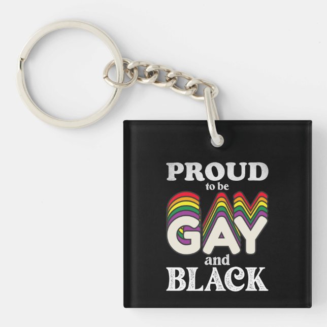 Stolt över att vara gay och svart HBTQ-stolt Pride (Framsidan)