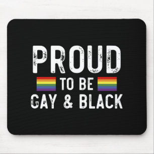 Stolt över att vara gay och svart musmatta
