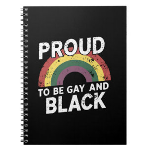 Stolt över att vara gay och svart Pride Month 2025 Anteckningsbok