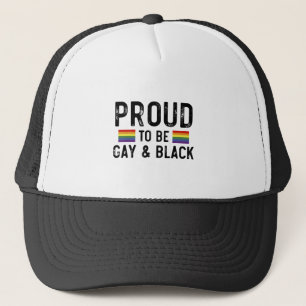 Stolt över att vara gay och svart Pride Month 2025 Keps