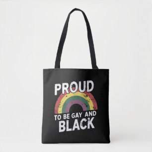Stolt över att vara gay och svart Pride Month 2025 Tygkasse