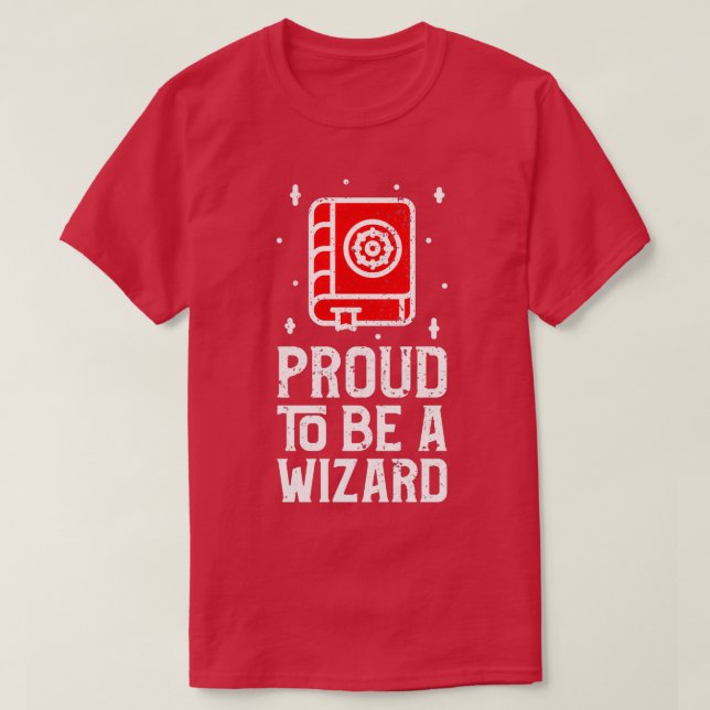 stolt över att vara gud Red T Shirt (Design framsida)