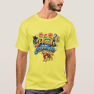 Stolt över att vara handikappad – Empowering grafi T Shirt