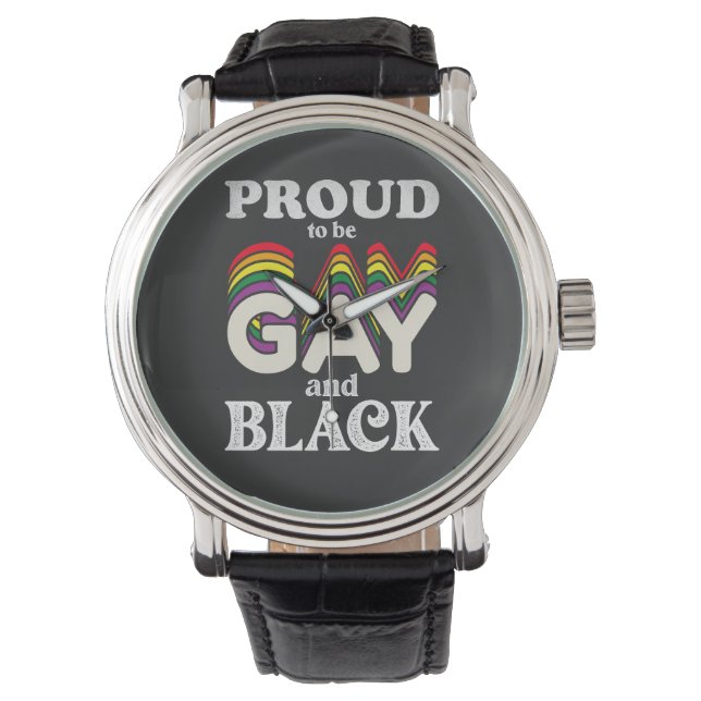 stolt över att vara homosexuella, bisexuella och b armbandsur (Framsida)