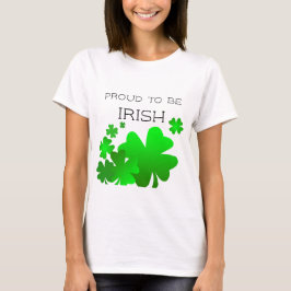 stolt över att vara irländare, St patrick's day me T Shirt
