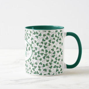 stolt över att vara irländsk Grönt Shamrocks på Wh Mugg