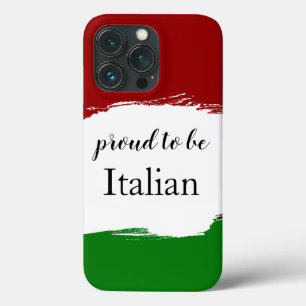 Stolt över att vara italiensk patriot 