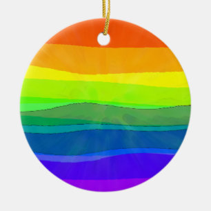 stolt över att vara jag - Pridet HBT-QIA Julgransprydnad Keramik