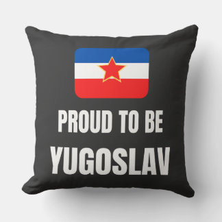 stolt över att vara jugoslaviska kudde
