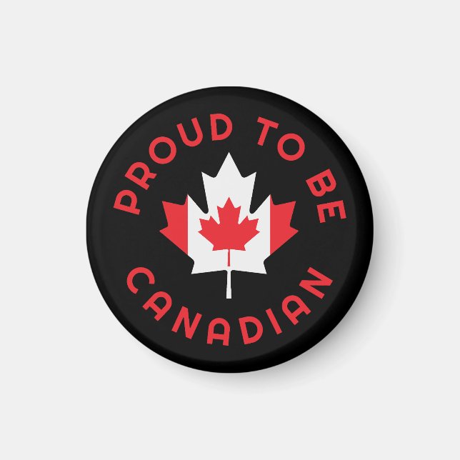 stolt över att vara kandisk magnet (Framsidan)