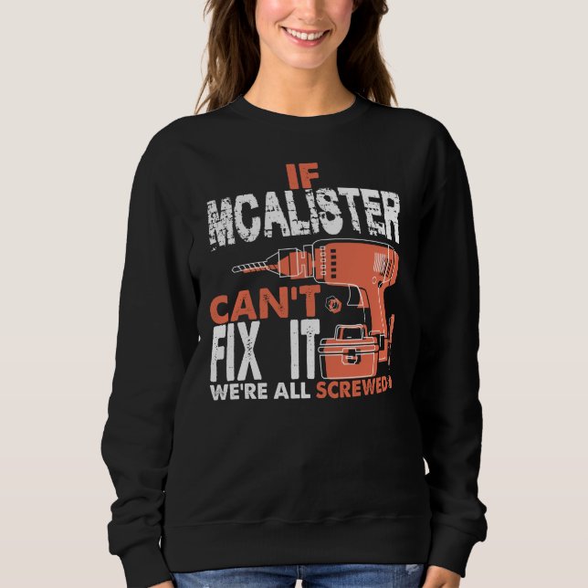 stolt över att vara MCALISTER Tshirt T-shirt (Framsida)