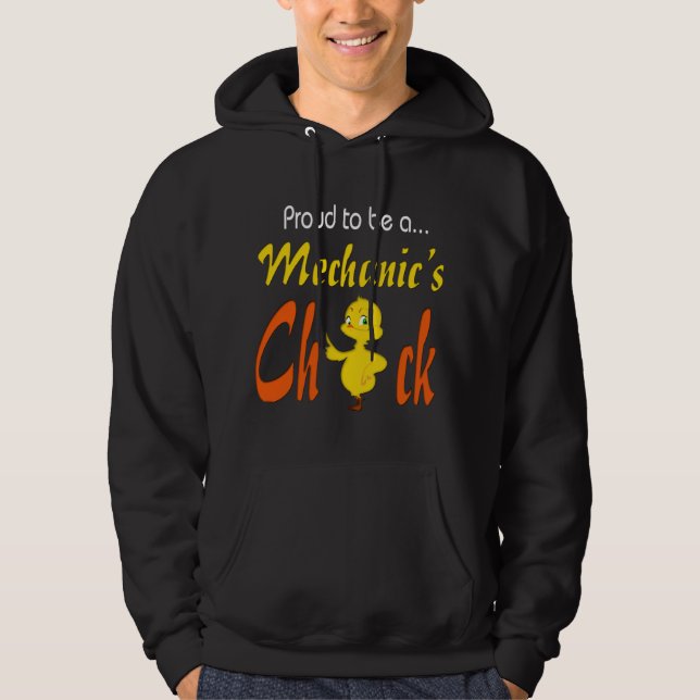 stolt över att vara mekanisk mekanisk Chick-mekani Munkjacka (Framsida)