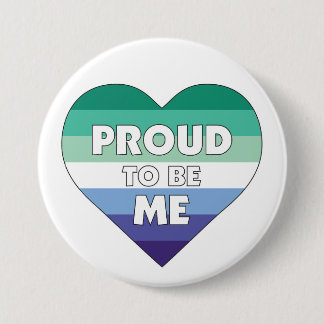 stolt över att vara mig HBT-Pride Manar Heart Knapp