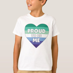 stolt över att vara mig HBT-Pride Manar Heart T Shirt