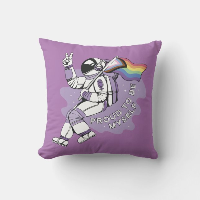 stolt över att vara min astronaut kudde (Framsida)