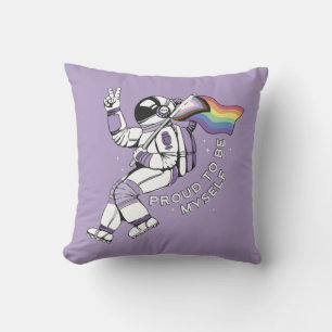 stolt över att vara min HBT-astronaut Kudde