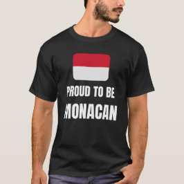stolt över att vara Monacan T Shirt