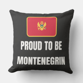 stolt över att vara montenegrin kudde