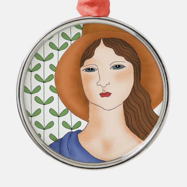 stolt över att vara organisk julgransprydnad metall (Framsidan)