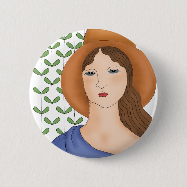 stolt över att vara organisk knapp (Framsida)