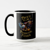 stolt över att vara patriotisk Far