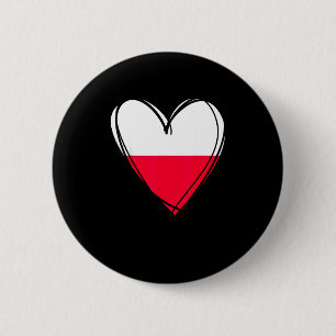 Stolt över att vara polack älskar Warszawa Polen f Knapp