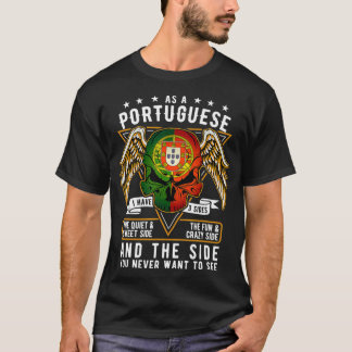 stolt över att vara portugisisk skjorta t shirt
