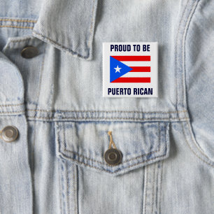 Stolt över att vara puertorican knapp