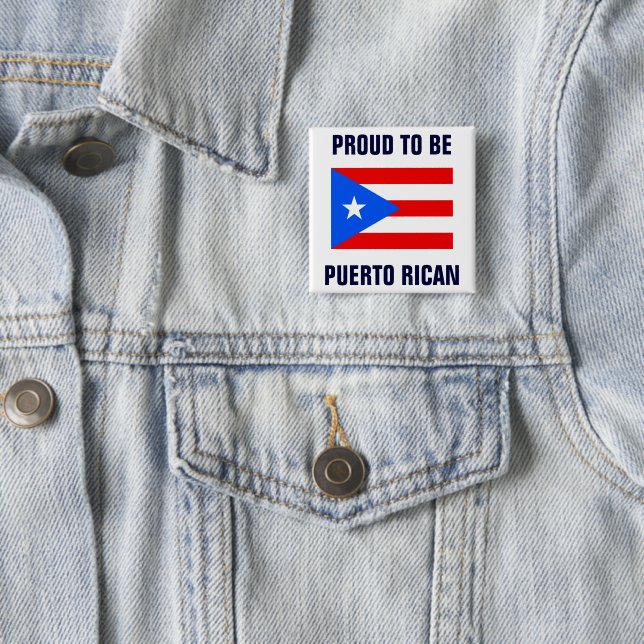 Stolt över att vara puertorican knapp (In Situ)