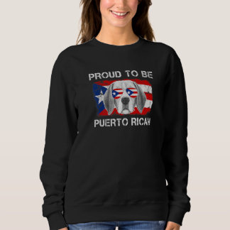 Stolt över att vara Puertoricansk flagg hundälskar T Shirt