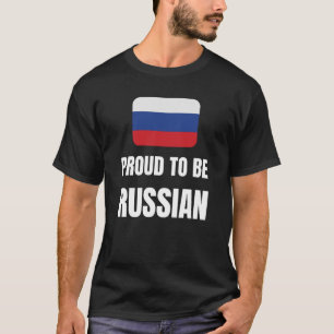 stolt över att vara rysk t shirt