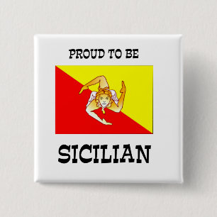stolt över att vara siciliansk knapp