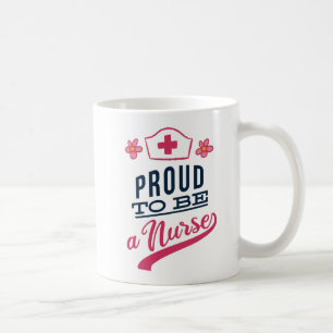 Stolt över att vara sjuksköterska kaffemugg