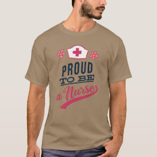 Stolt över att vara sjuksköterska t shirt