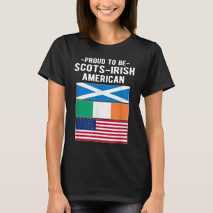 stolt över att vara skotte-irländsk amerikan t shirt