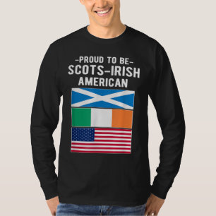 stolt över att vara skotte-irländsk amerikan t shirt