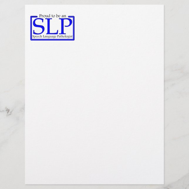 stolt över att vara SLP (Framsida)