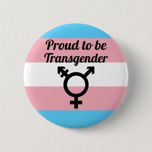 stolt över att vara Transgender Transeuropeiska Knapp