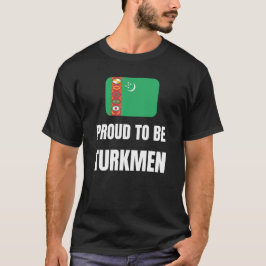 stolt över att vara turkmener t shirt